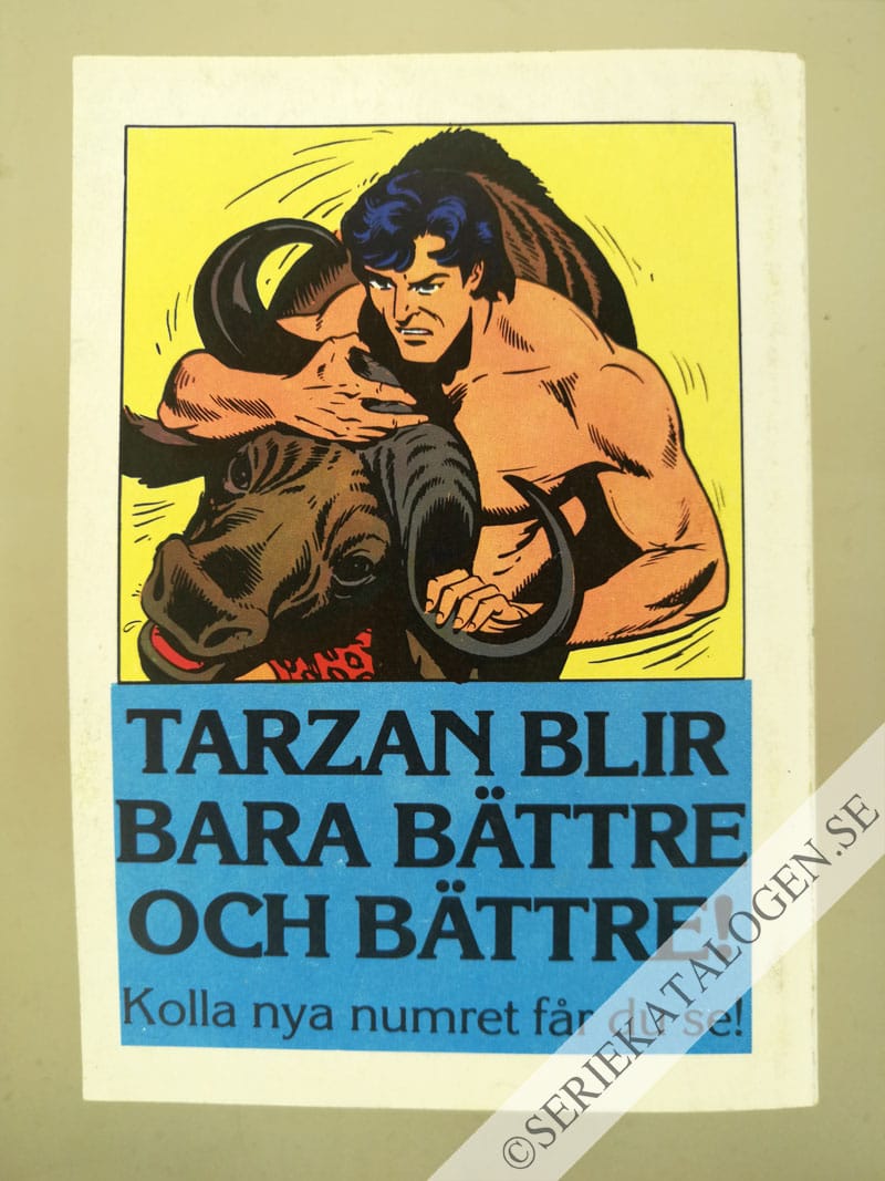Baksida på Hämnaren på Kreta (1977)