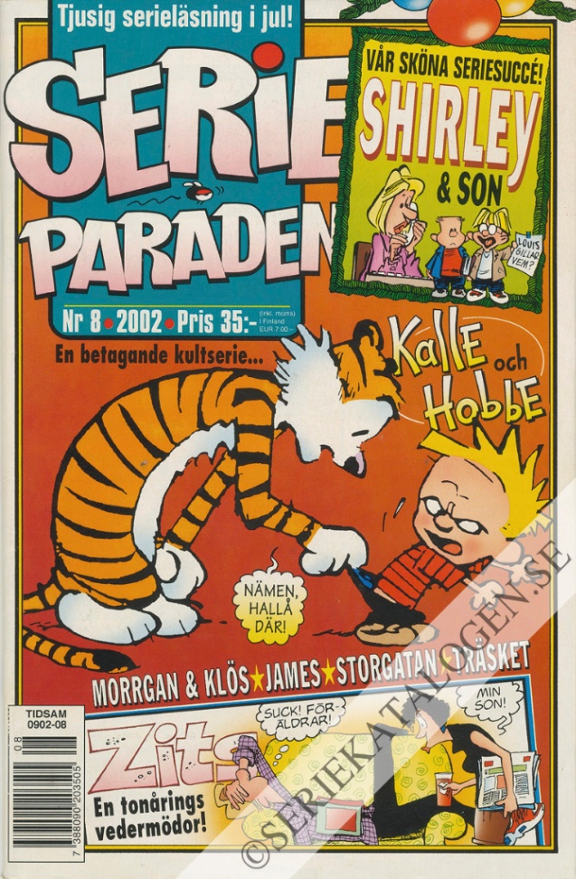 Framsida på Serie-paraden #8 (2002)
