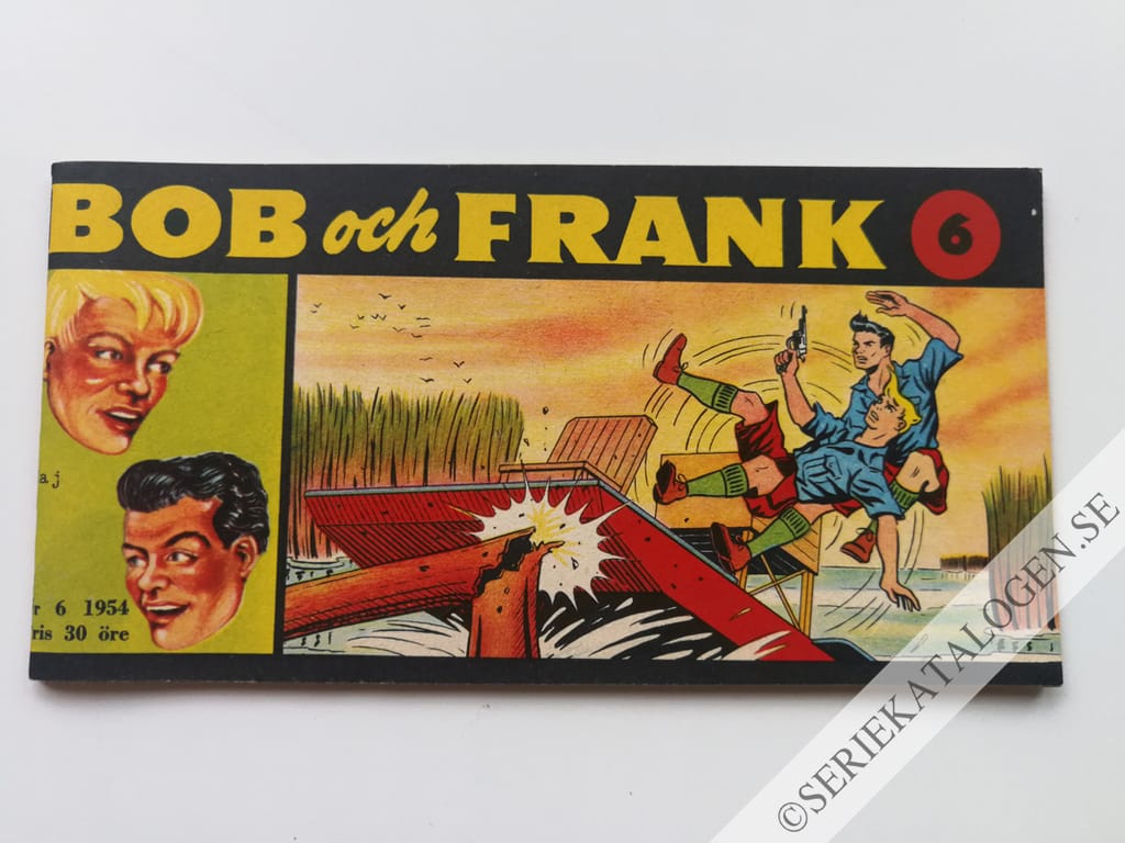 Framsida på Bob och Frank #6 (1954)