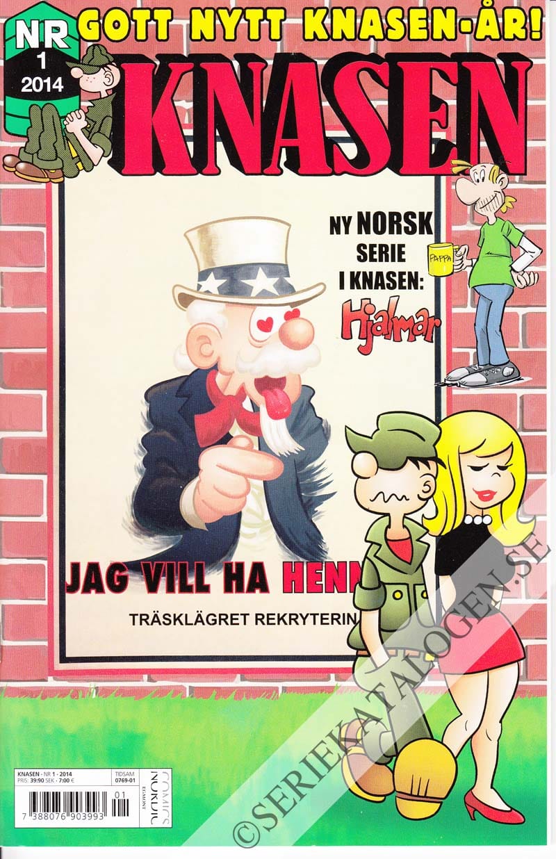 Framsida på Knasen #1 (2014)