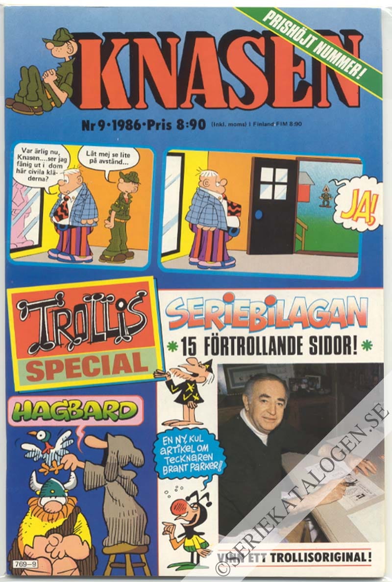 Framsida på Knasen #9 (1986)