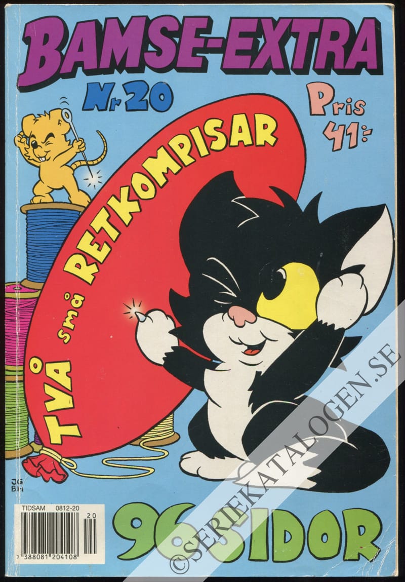 Framsida på Bamse-extra Två små retkompisar (2001)