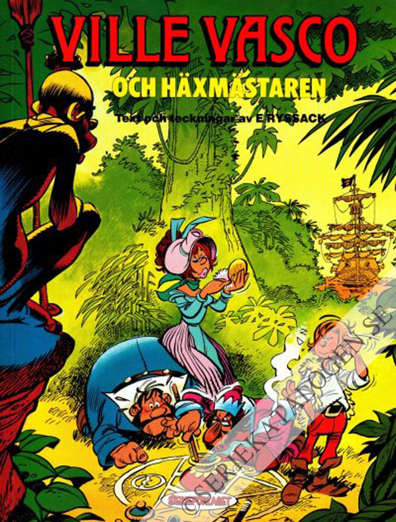 Framsida på Ville Vasco Ville Vasco och häxmästaren (1990)