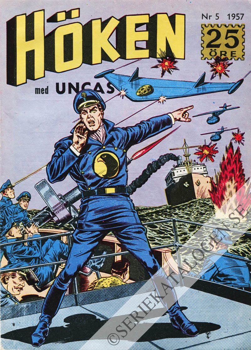 Framsida på Höken #5 (1957)