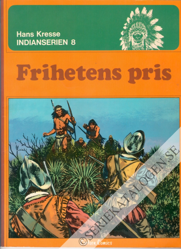 Framsida på Indianserien Frihetens pris (1980)