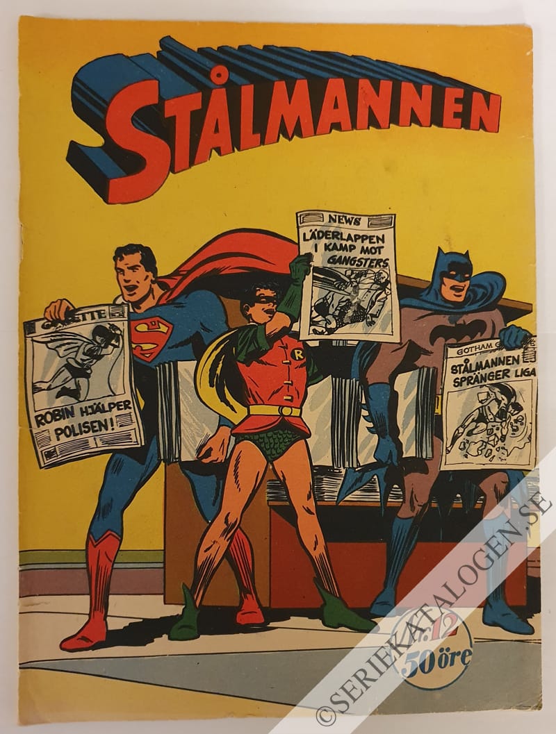 Framsida på Stålmannen #12 (1953)