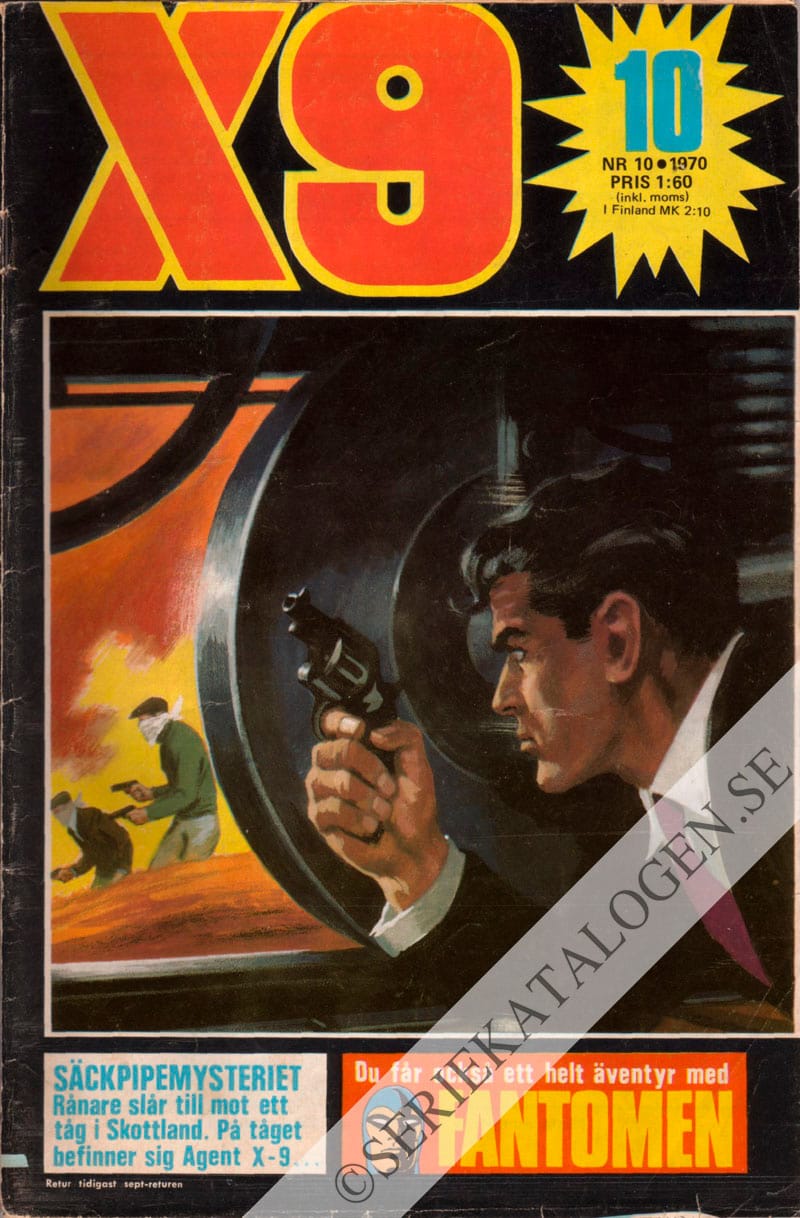 Framsida på X9 #10 (1970)