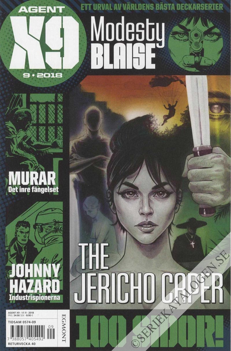 Framsida på Agent X9 #9 (2018)