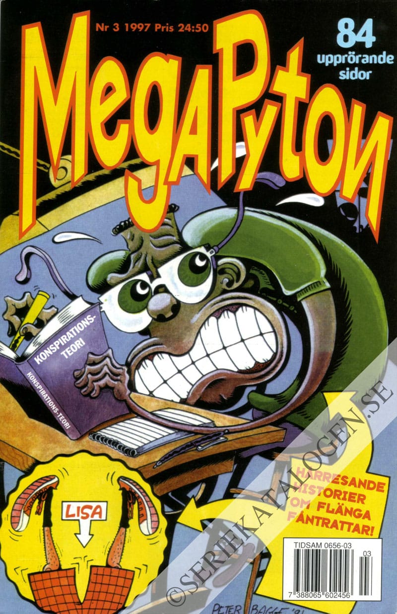 Framsida på MegaPyton #3 (1997)
