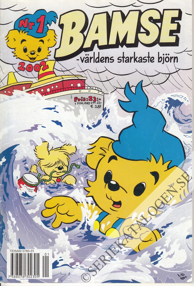 Framsida på Bamse #1 (2002)