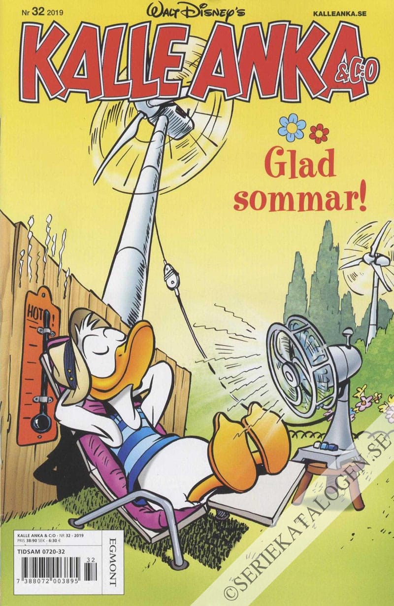 Framsida på Kalle Anka & C:o #32 (2019)
