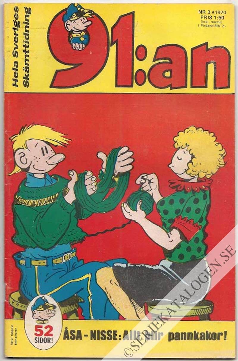 Framsida på 91:an #3 (1970)