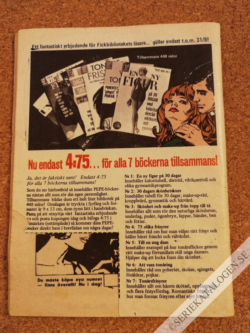Baksida på Bruden som flydde (1968)