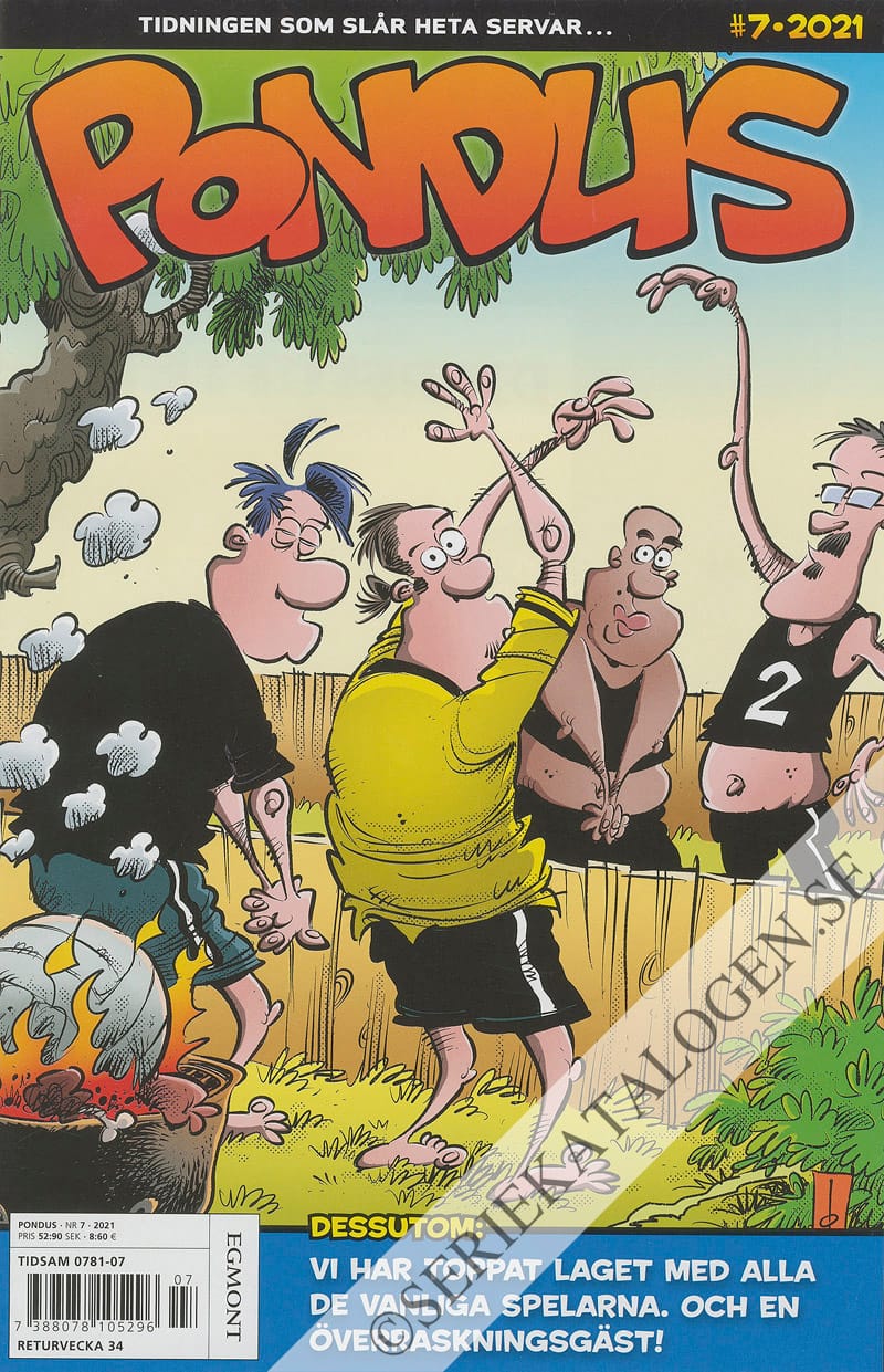 Framsida på Pondus #7 (2021)