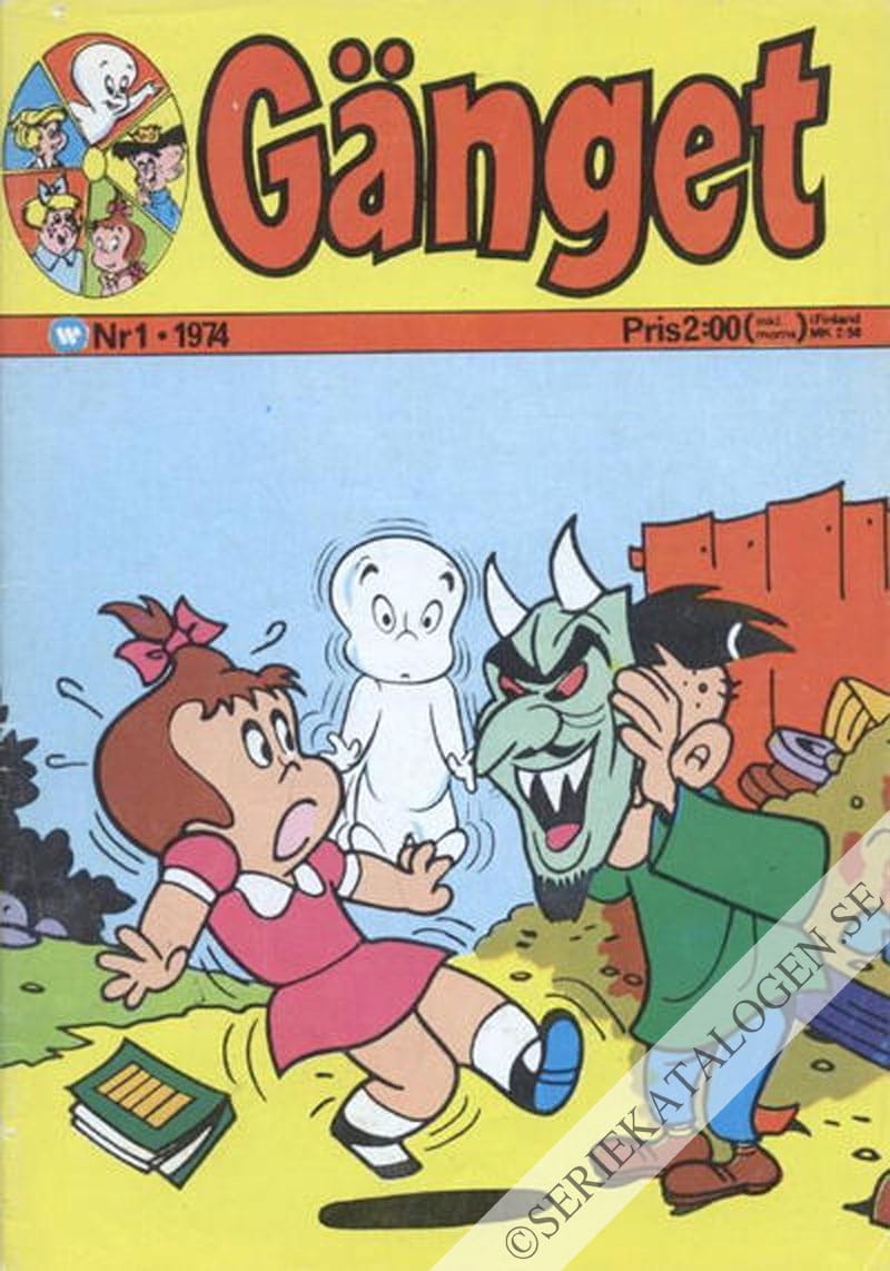 Framsida på Gänget #1 (1974)
