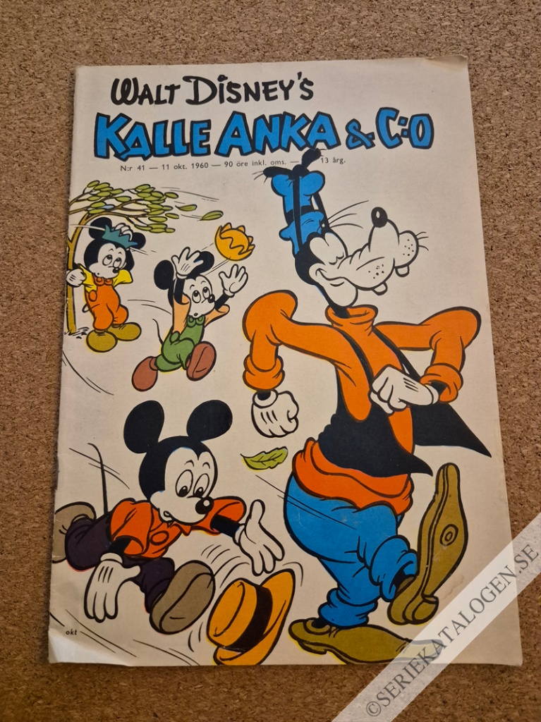 Framsida på Kalle Anka & C:o #41 (1960)