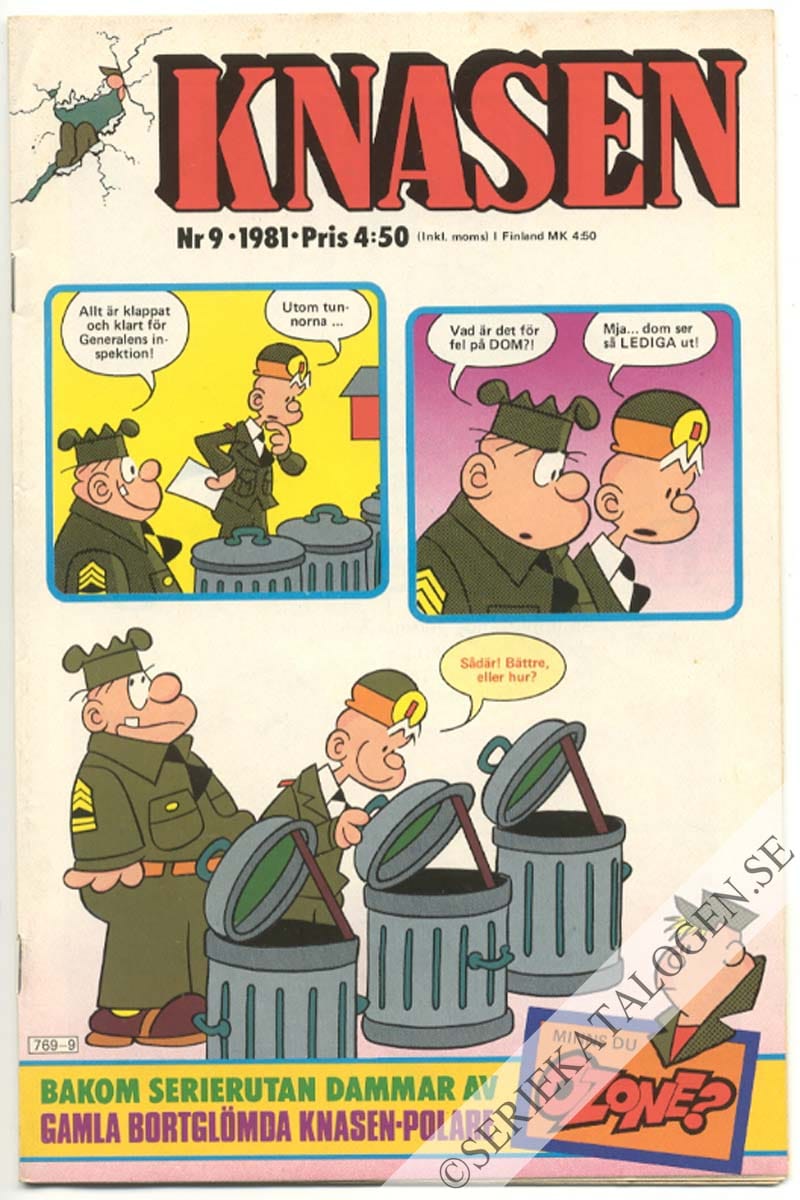 Framsida på Knasen #9 (1981)
