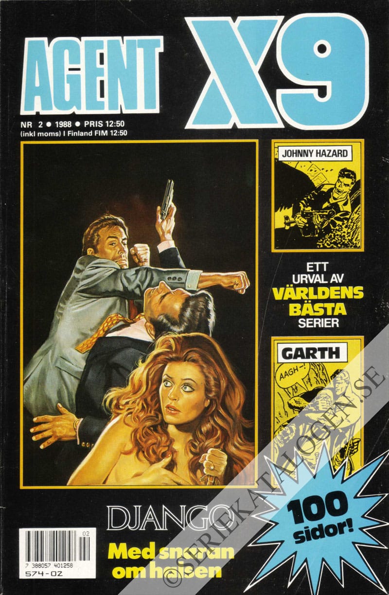 Framsida på Agent X9 #2 (1988)