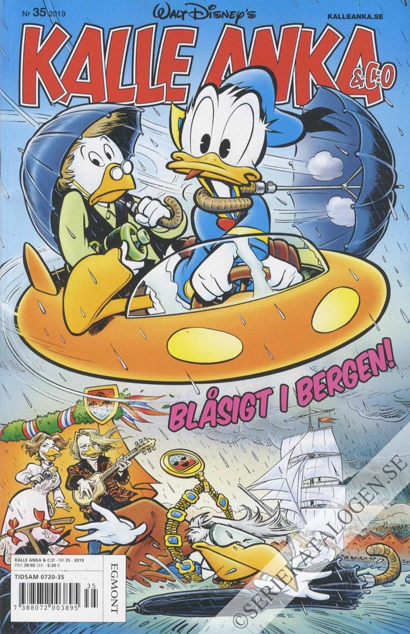 Framsida på Kalle Anka & C:o #35 (2019)