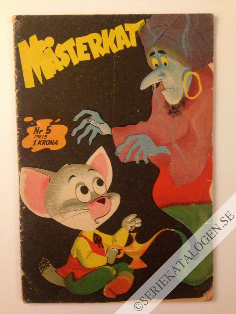 Framsida på Mästerkatten #5 (1956)