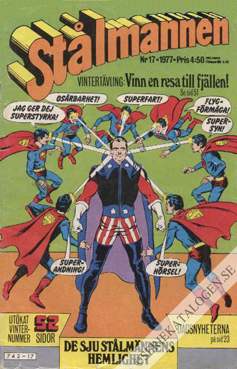 Framsida på Stålmannen #17 (1977)