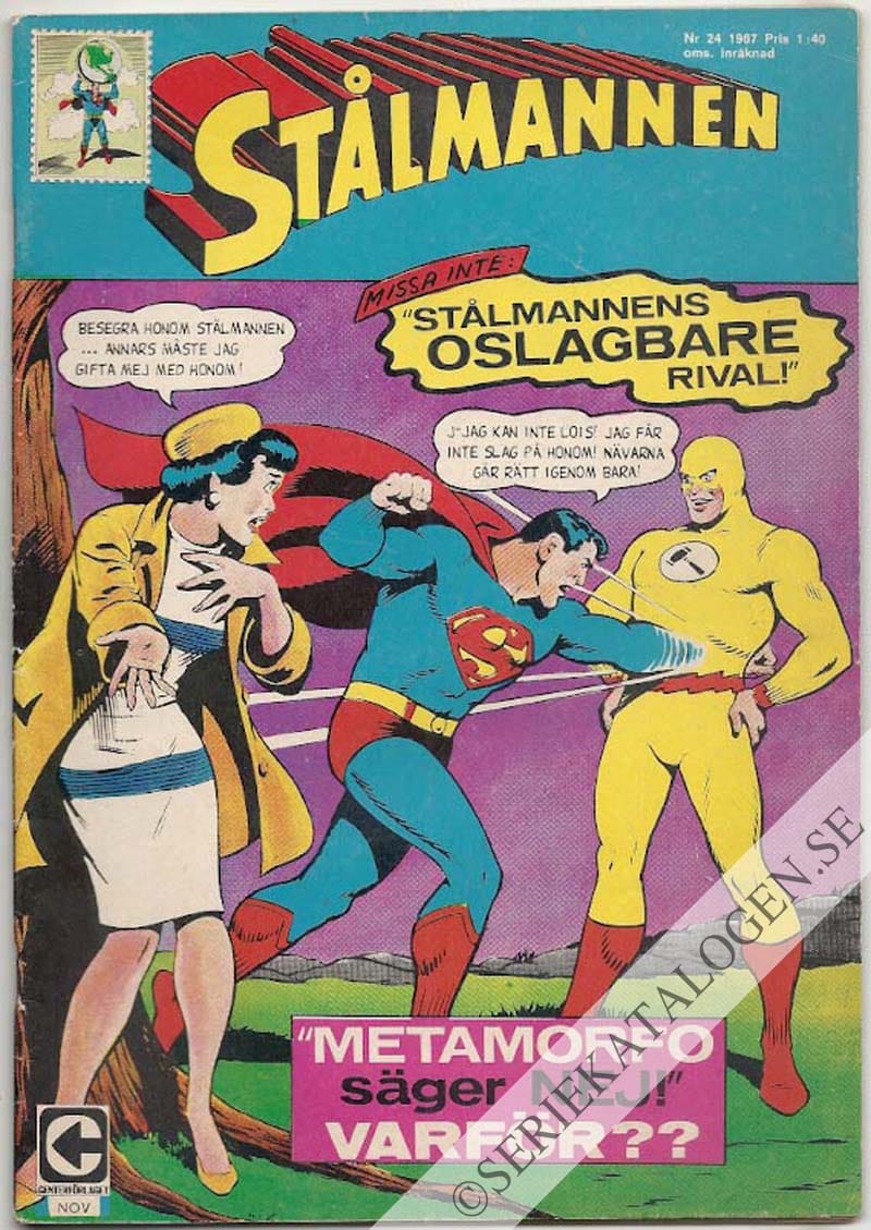 Framsida på Stålmannen #24 (1967)