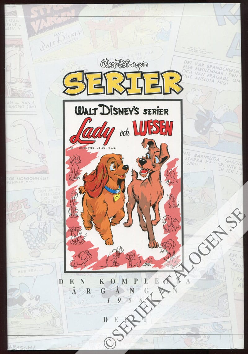 Framsida på Walt Disney's serier - den kompletta årgången 1956 del1 (2009)