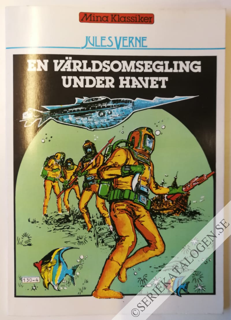 Framsida på Mina klassiker En världsomsegling under havet (1979)