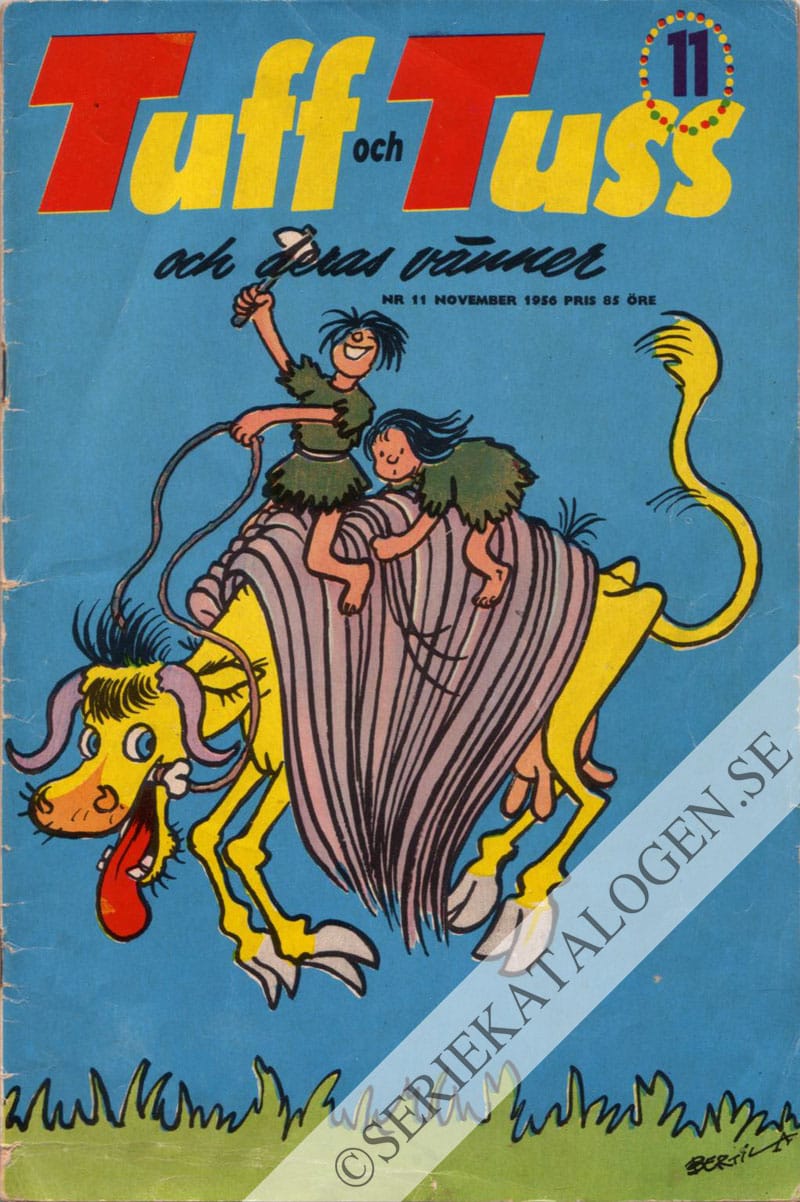Framsida på Tuff och Tuss och deras vänner #11 (1956)