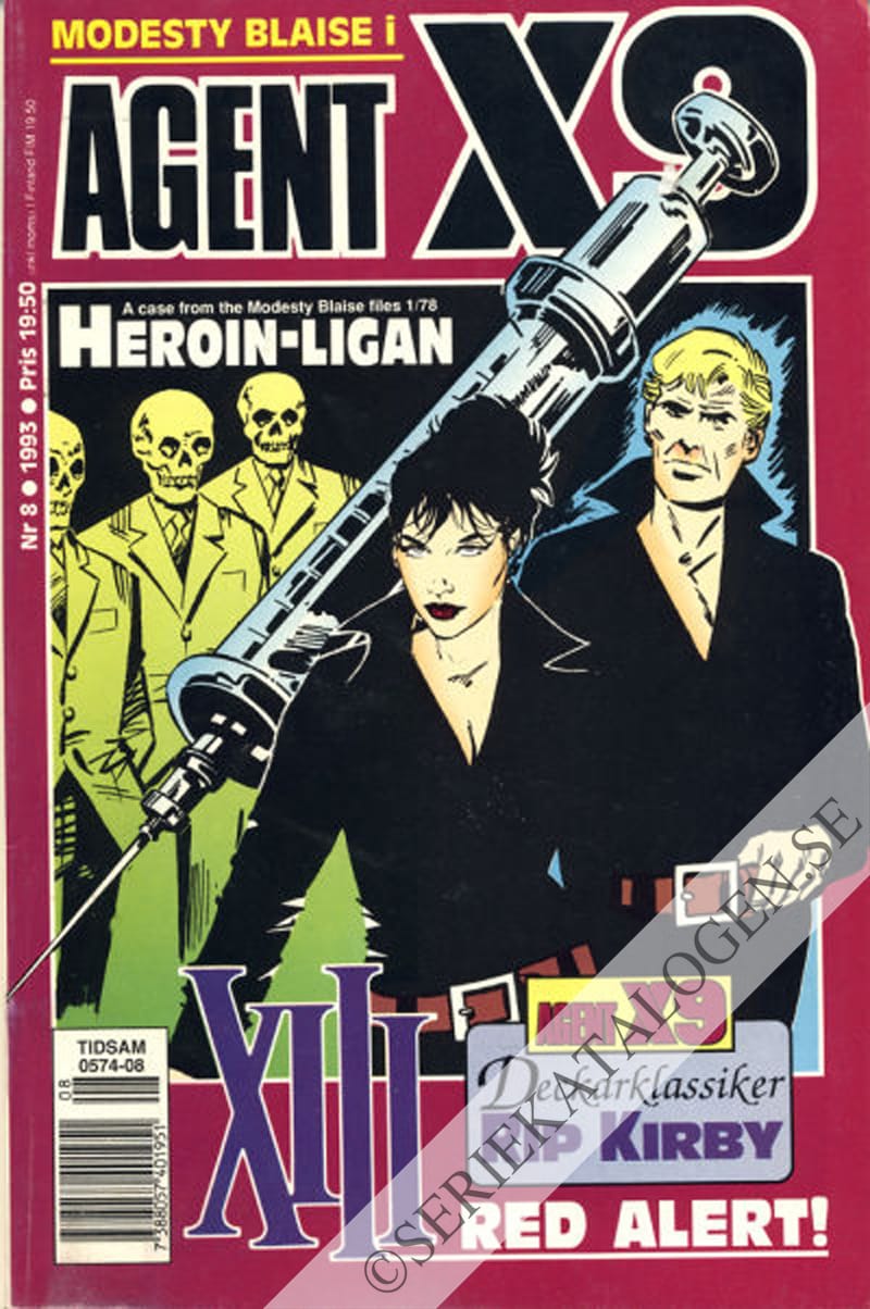 Framsida på Agent X9 #8 (1993)