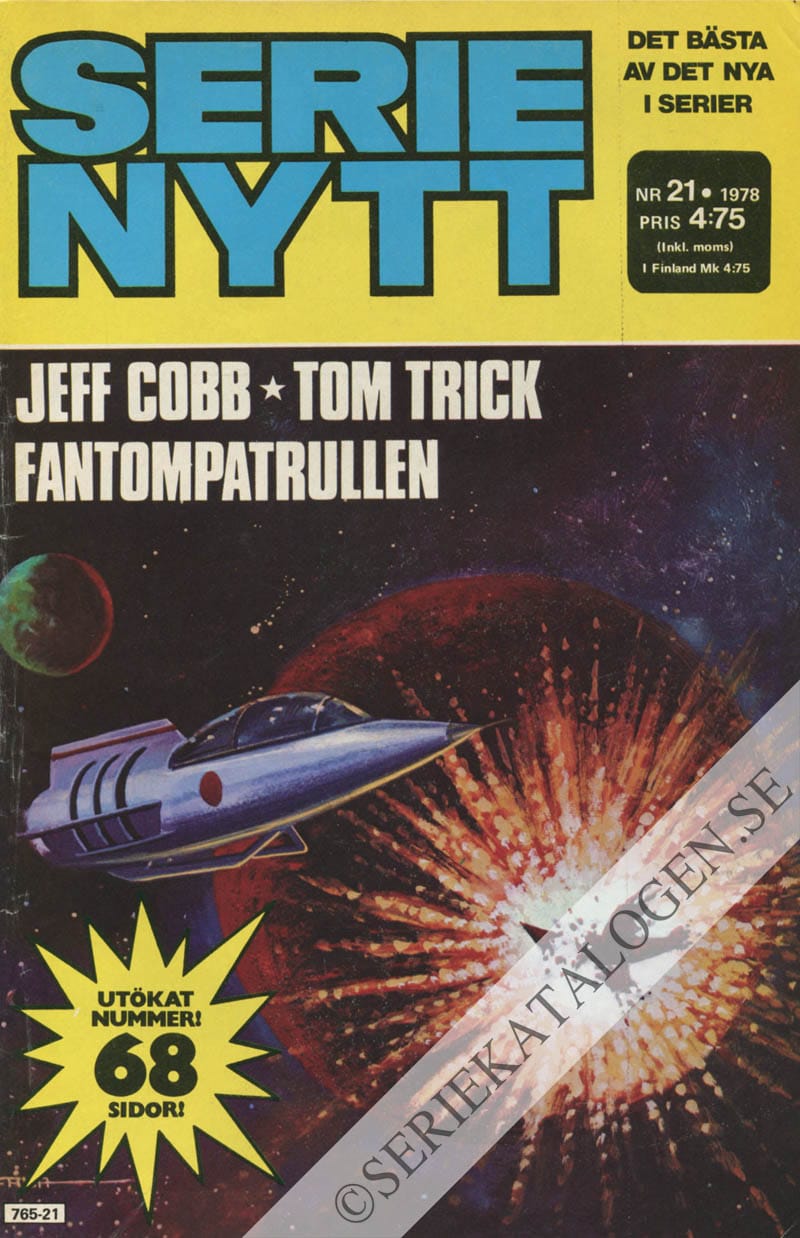 Framsida på Serie-Nytt #21 (1978)