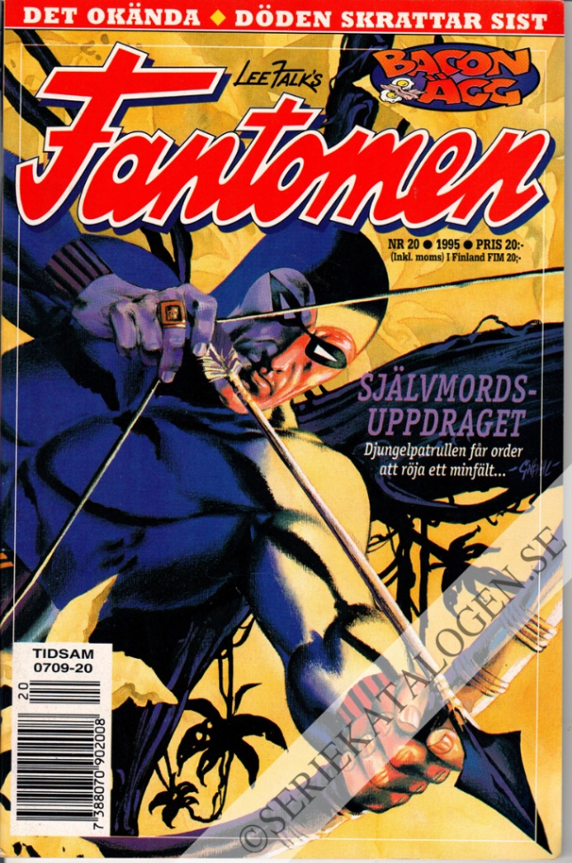 Framsida på Fantomen #20 (1995)