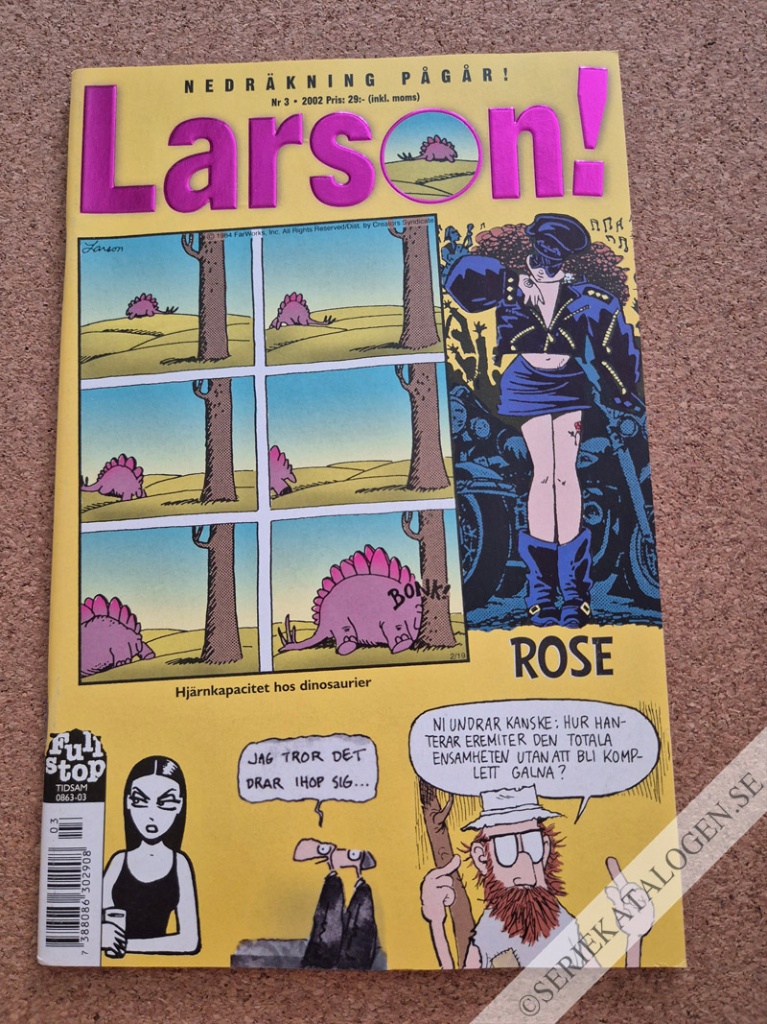 Framsida på Larson! #3 (2002)