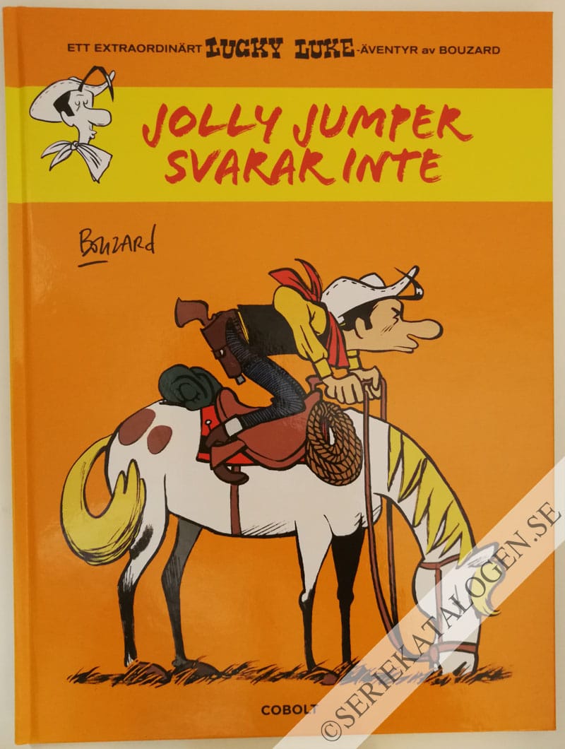 Framsida på Ett extraordinärt äventyr med Lucky Luke Jolly Jumper svarar inte (2017)