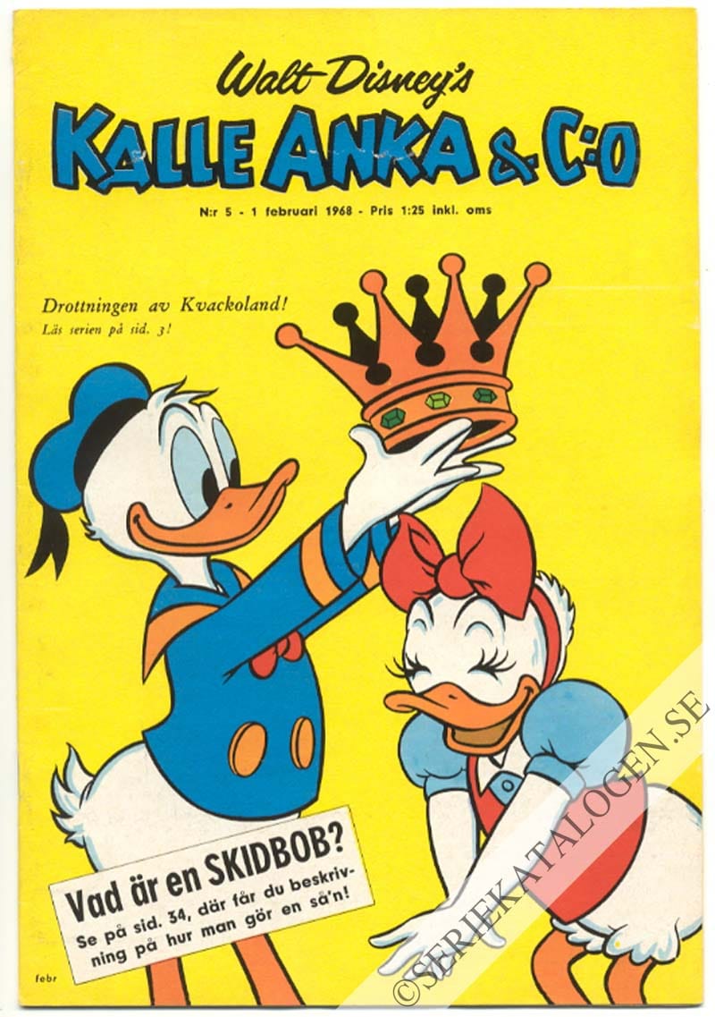 Framsida på Kalle Anka & C:o #5 (1968)