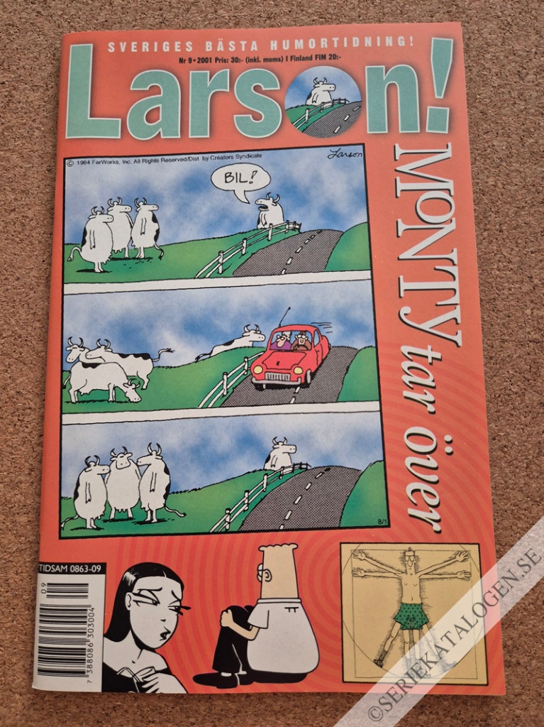 Framsida på Larson! #9 (2001)