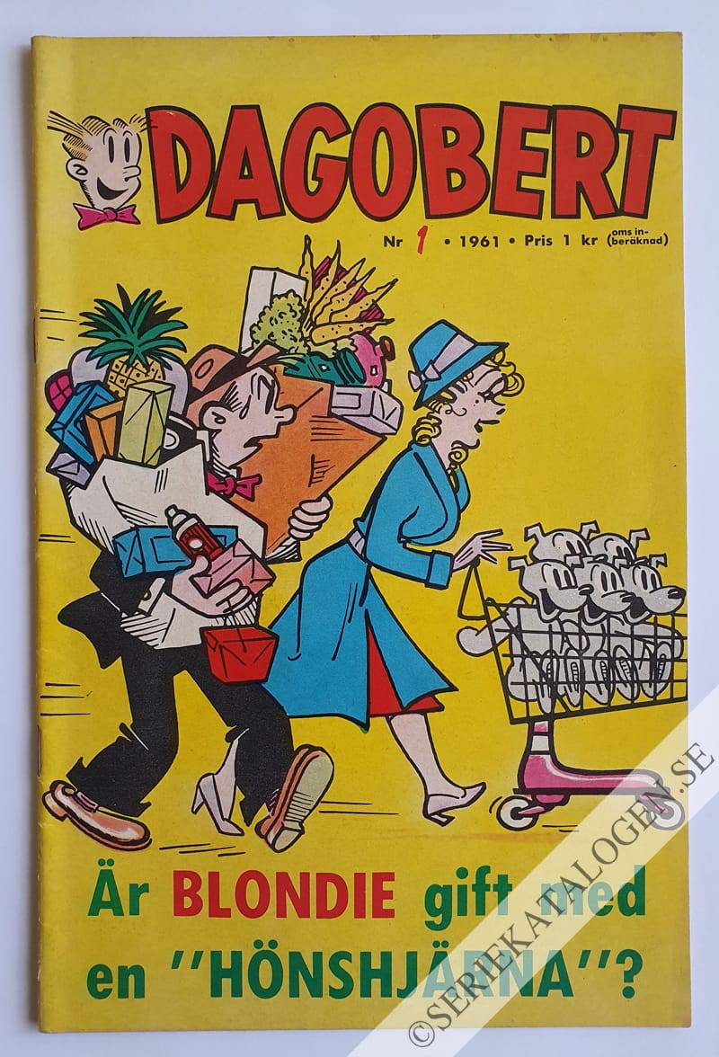 Framsida på Dagobert #1 (1961)