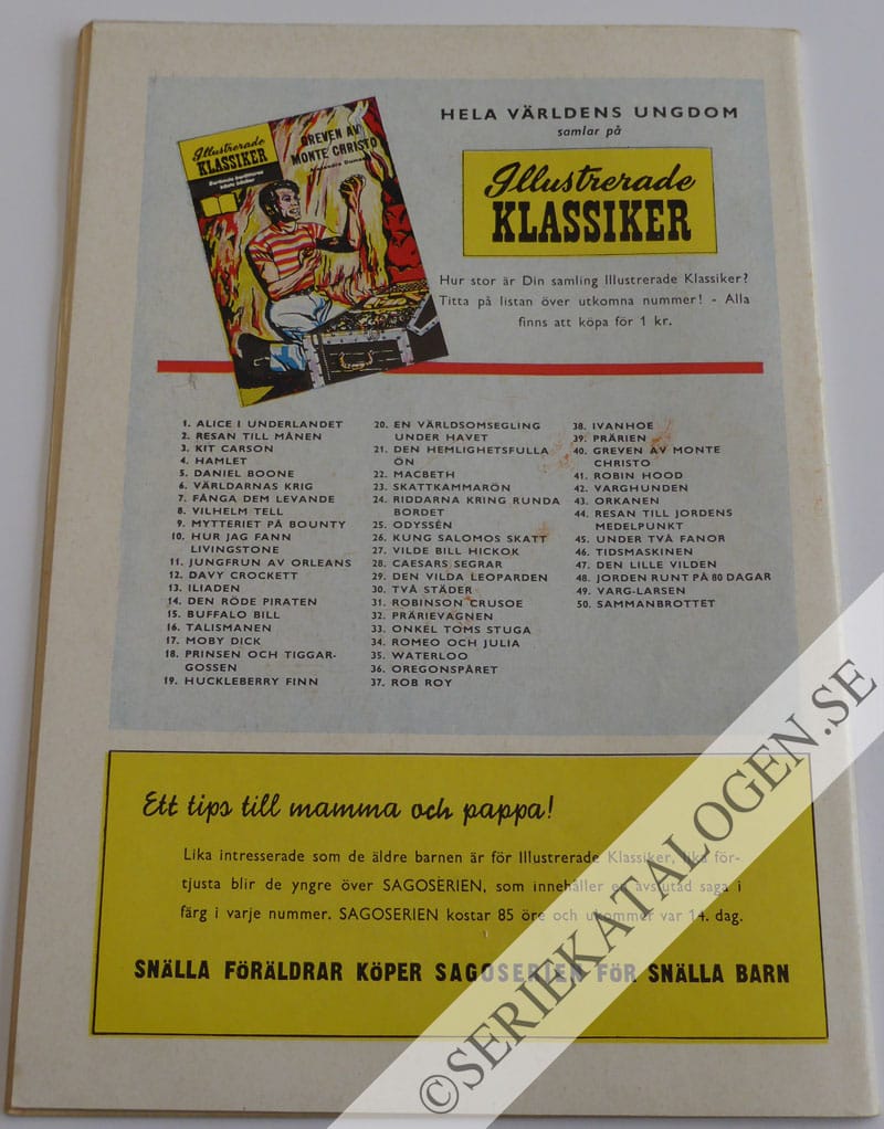 Baksida på Den lille vilden (1958)