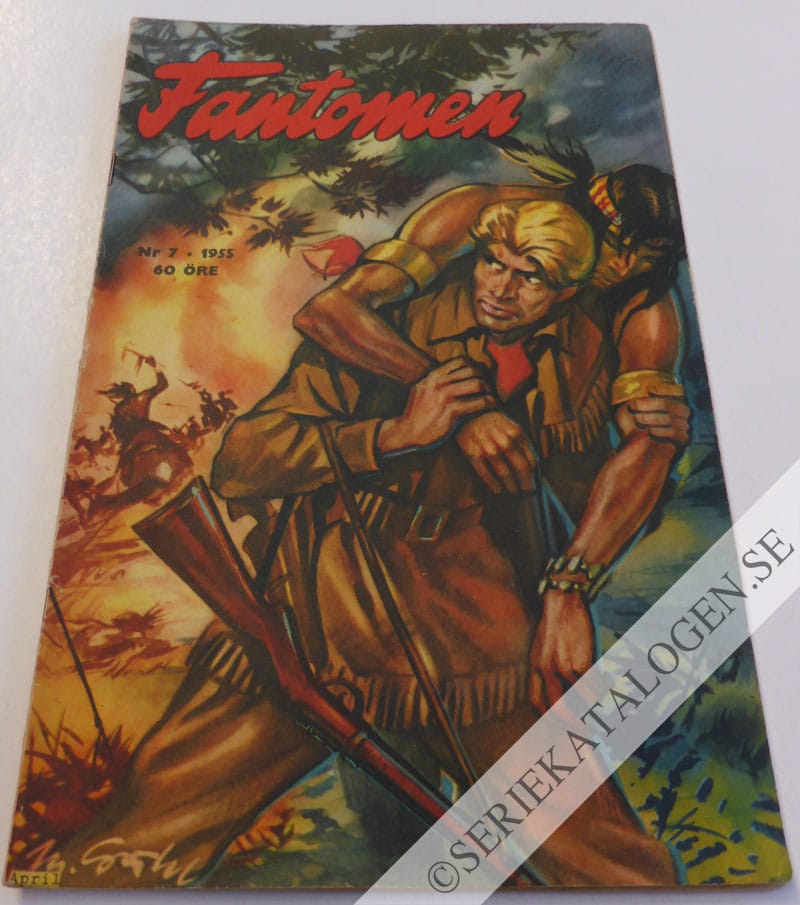 Framsida på Fantomen #7 (1955)