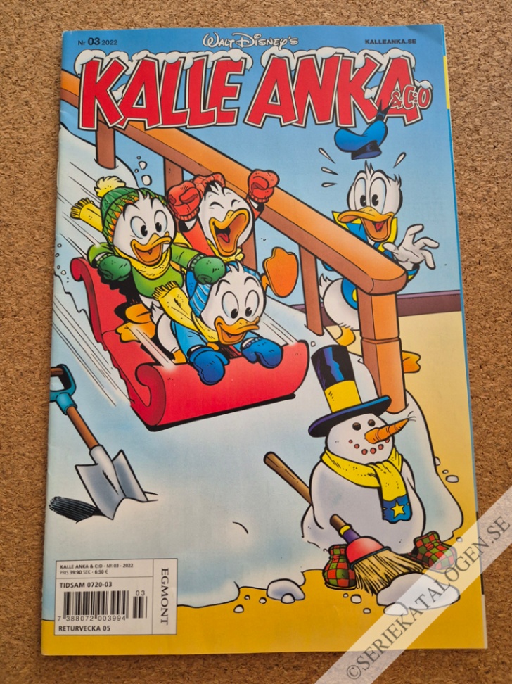 Framsida på Kalle Anka & C:o #3 (2022)