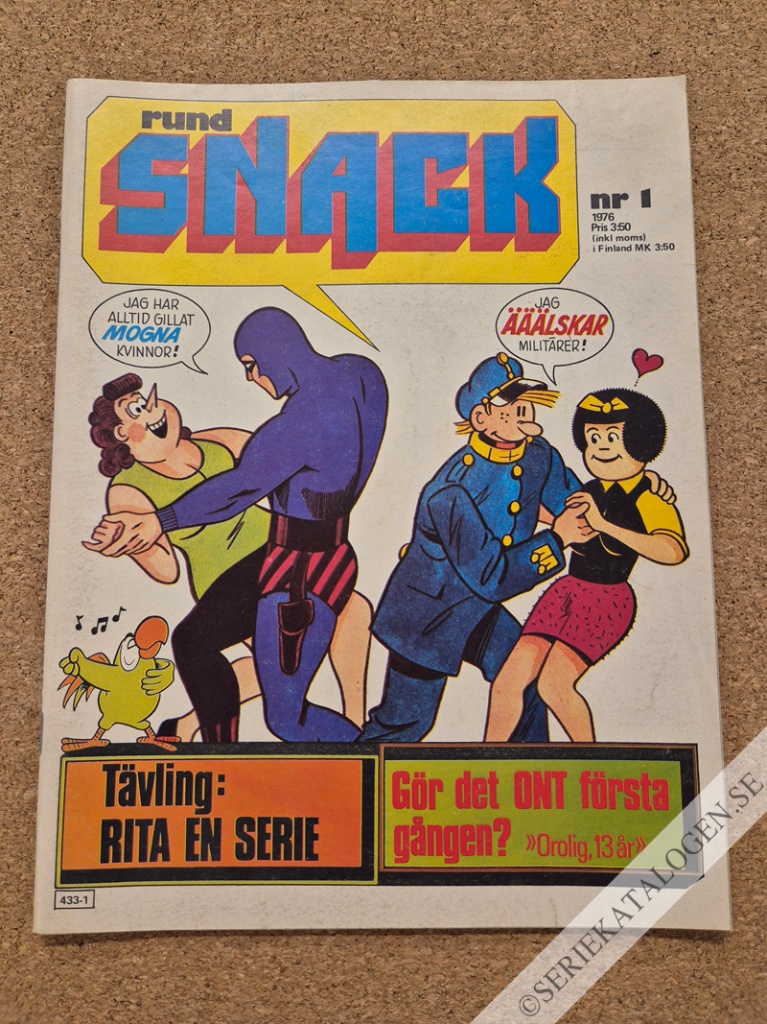 Framsida på Rundsnack #1 (1976)