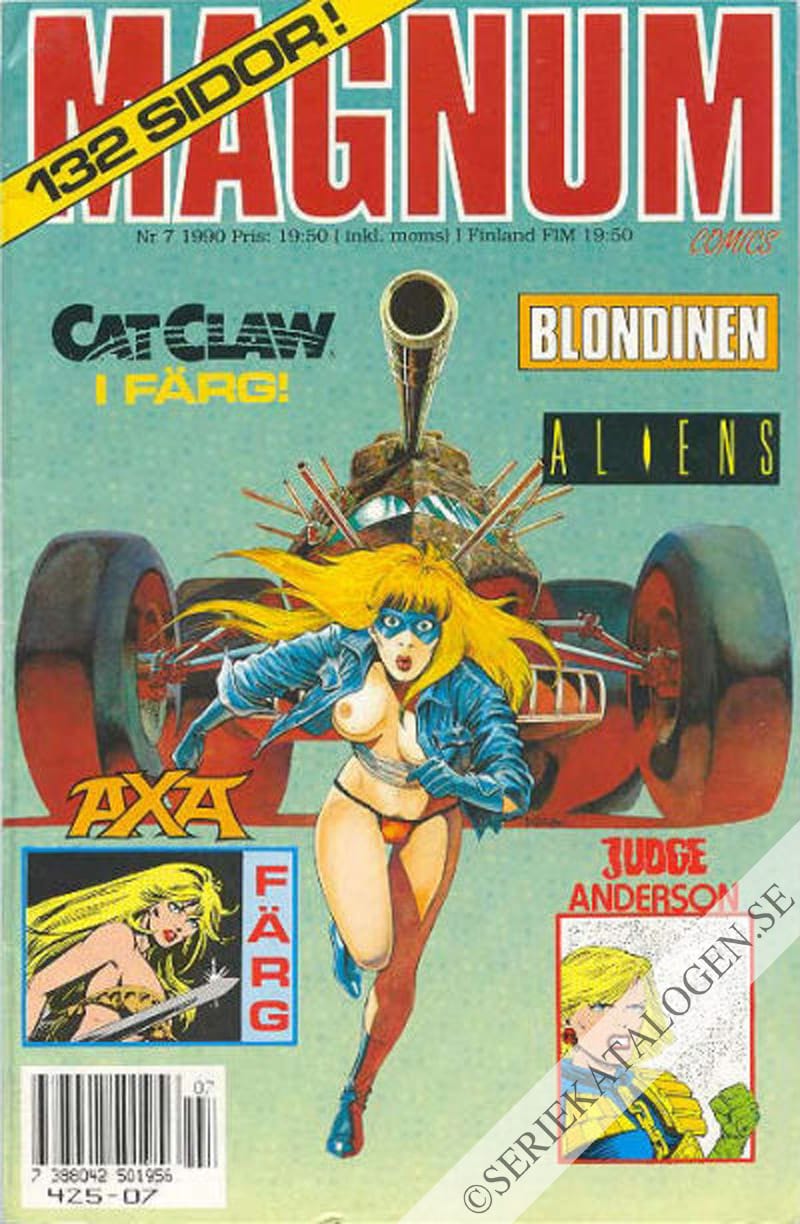 Framsida på Magnum comics #7 (1990)