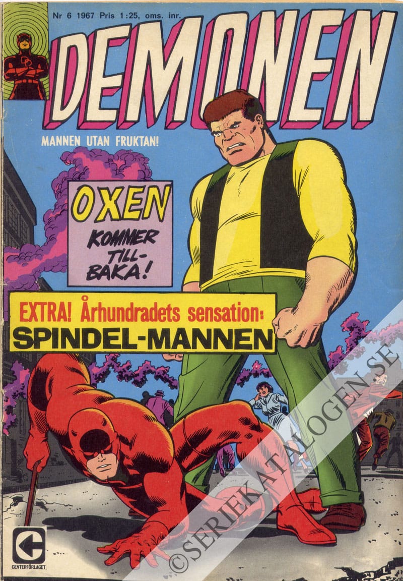 Framsida på Demonen #6 (1967)