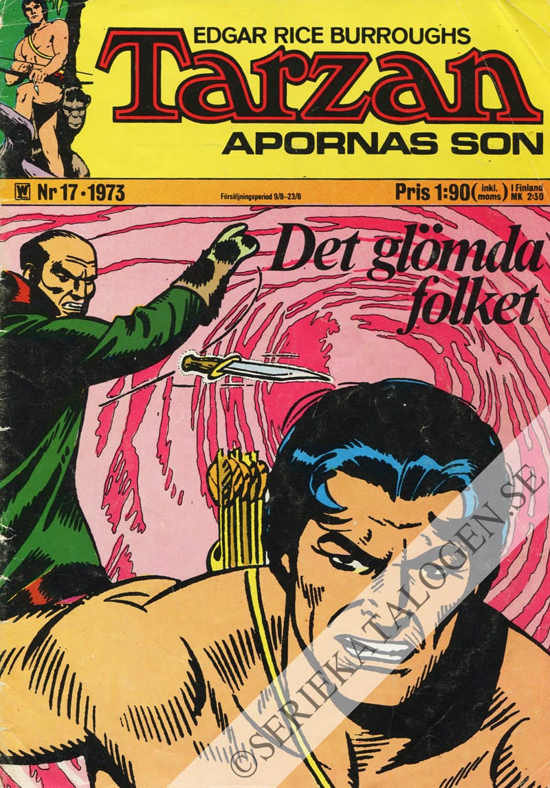 Framsida på Tarzan #17 (1973)