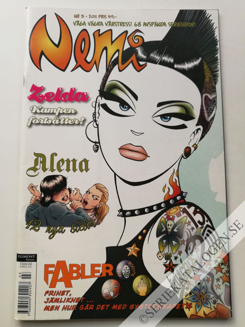Framsida på Nemi #3 (2011)