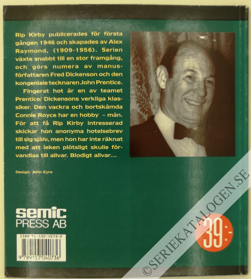 Baksida på Fingerat hot/Uransvindeln (1993)