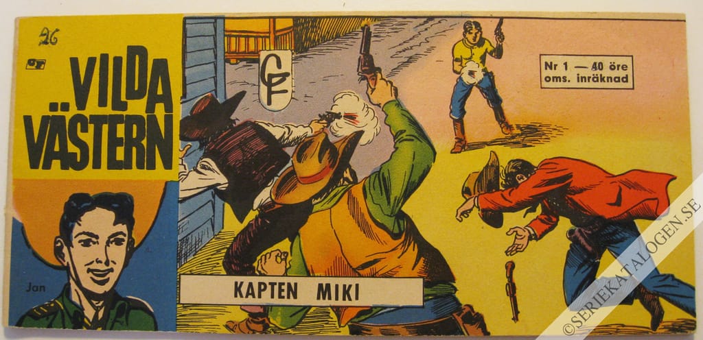 Framsida på Vilda Västern #1 (1965)
