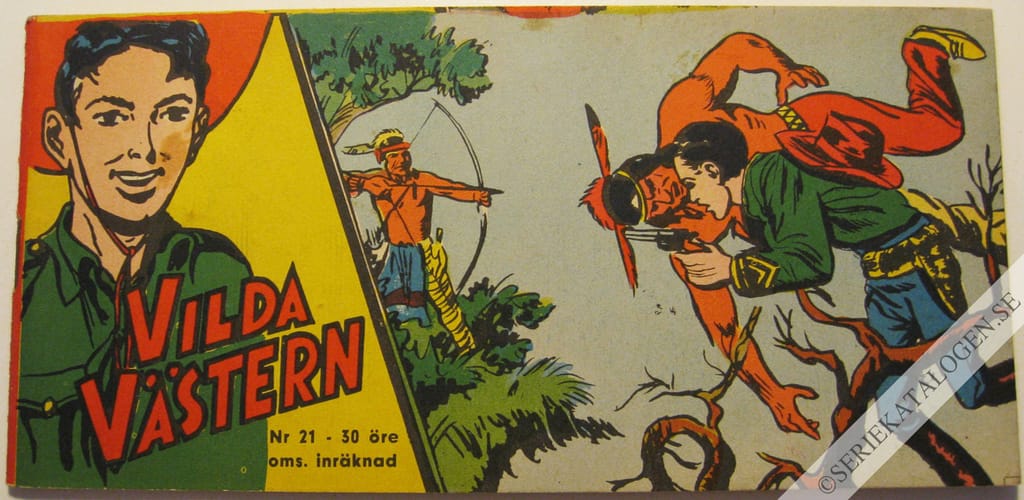 Framsida på Vilda Västern #21 (1960)