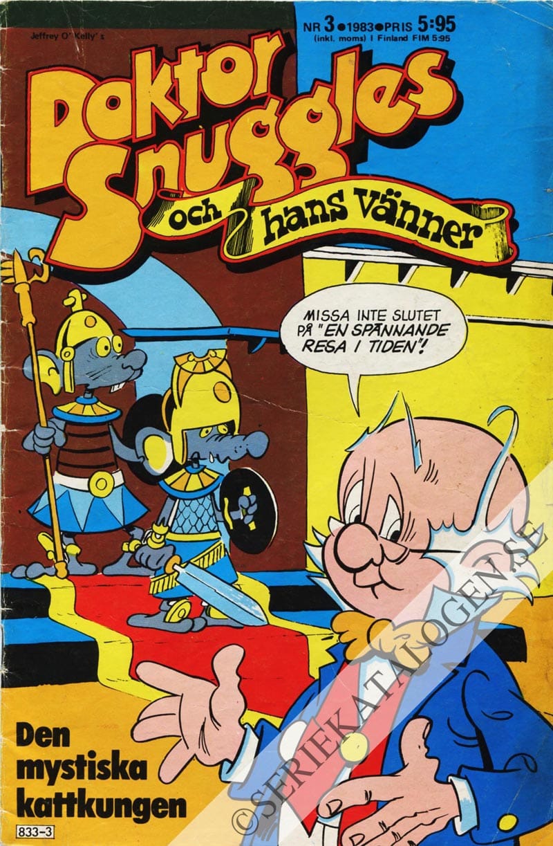 Framsida på Doktor Snuggles och hans vänner #3 (1983)