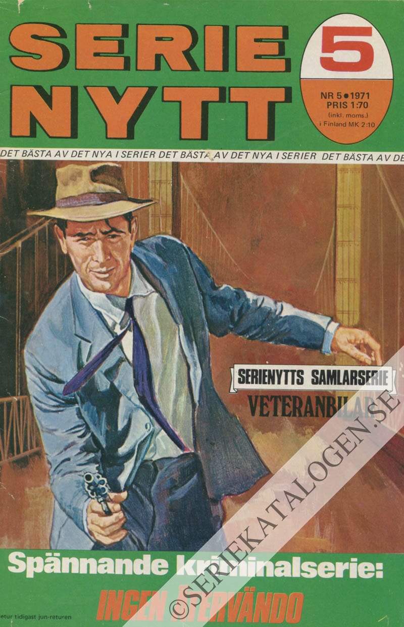 Framsida på Serie-Nytt #5 (1971)